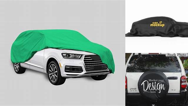 4402+ Car Cover Mockup Hight Resolution