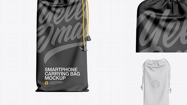 4402+ Textured Smartphone Carrying Bag PSD Mockup Creative Photoshop Resources