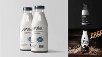 4404+ Milk Bottle Mockup Psd Free Download Free Editable PSD