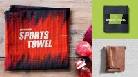 4405+ Gym Towel Mockup Free Professional PSD Template