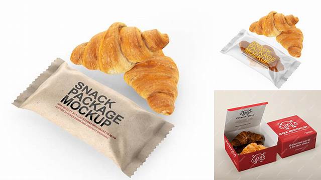 4406+ Croissant Packaging Mockup Digital Download