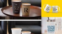 4412+ Matte Metal Cup PSD Mockup Smart Object Free Photoshop File