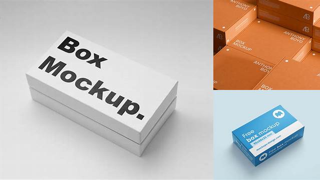 4413+ Box PSD Mockup Free Digital Resource for Designers