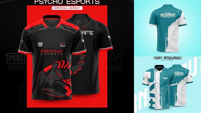 4413+ Mockup Jersey Esports Advanced Photoshop Template