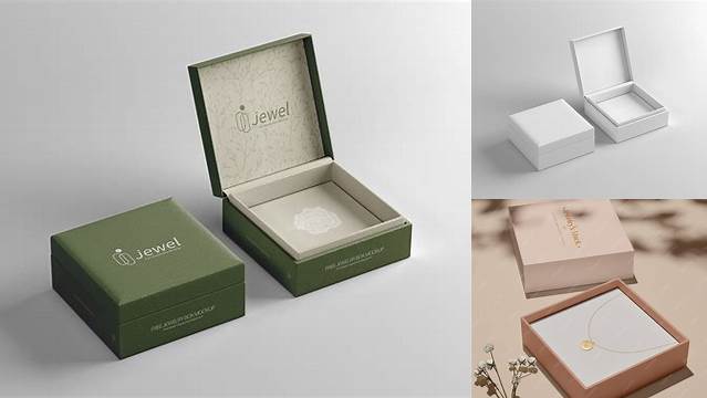 4414+ Free Jewelry Box Mockup Easy Editable