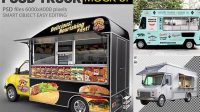 4417+ Food Truck Free Mockup Free PSD