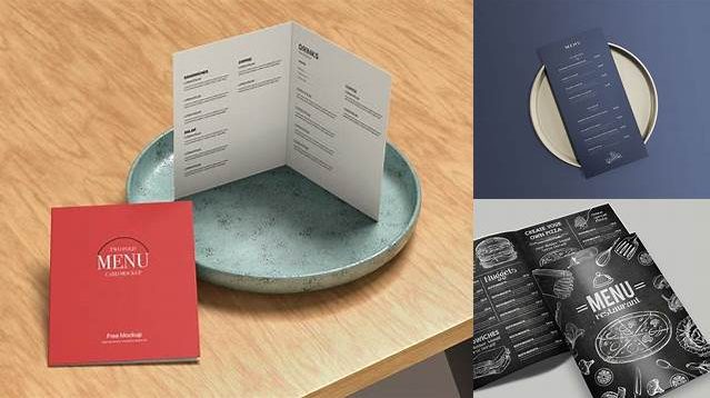 4417+ Menu Mockups Digital Download