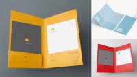 4419+ Pocket Folder Mockup PSD Download