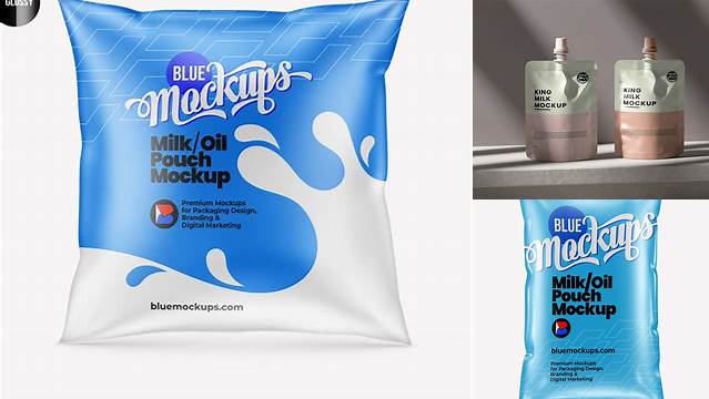 4425+ Milk Pouch Mockup Digital Download