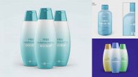 4429+ Metallic Shampoo Bottle PSD Mockup Editable Photoshop File