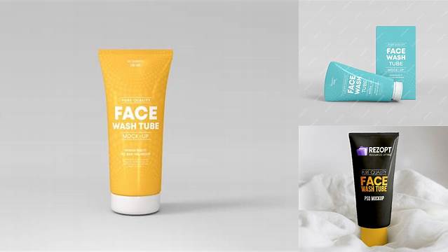 4436+ Face Wash Tube Mockup PSD Free Download