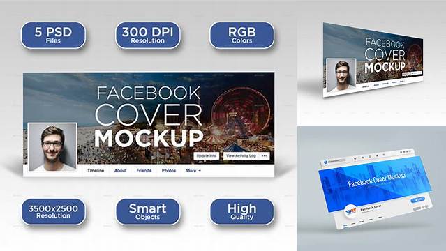 4440+ Mockup Facebook Cover Creative Photoshop Resources