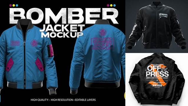 445+ Jacket Bomber Mockup High Resolution