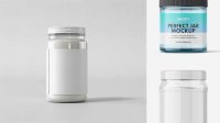 446+ Transparent Jar Mockup Include TIFF