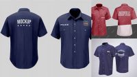 4463+ Work Shirt Mockup Psd Free Creative Design PSD Free Download