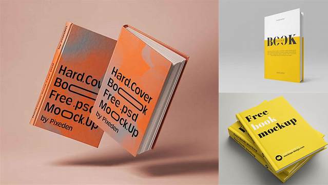 4465+ Hardcover Book PSD Mockup Professional PSD Mockup