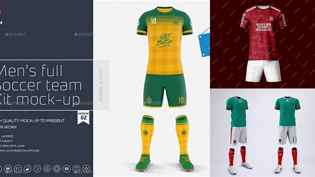 4467+ Football Kit Mockup Free PSD