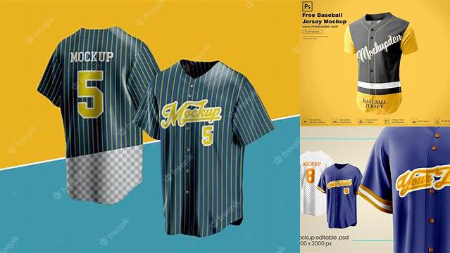 4469+ Baseball Jersey Mockup Free Download Free