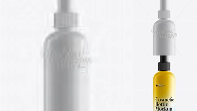 4474+ 100ml White Plastic Spray Bottle Mock-Up Exclusive Free Creative Resource