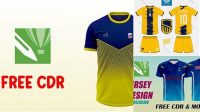 4476+ Free Template Jersey Cdr Fully Editable PSD Template