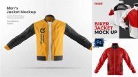 4476+ Mockup Jaket Motor Editable PSD File