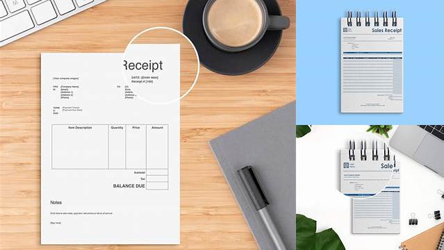 4476+ Receipt Book Mockup Free PSD