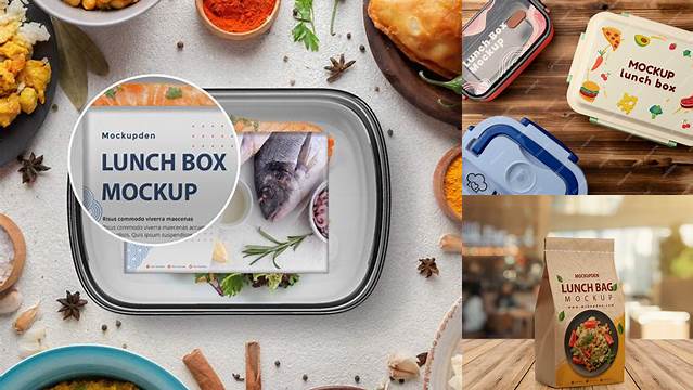 4478+ Lunch Box Mockup Psd Free Download Include TIFF