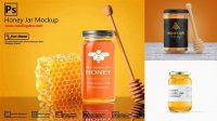 448+ Clear Honey Bottle PSD Mockup Free Download Design Mockup