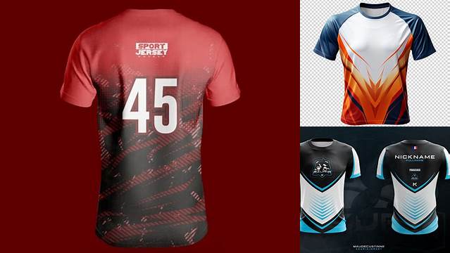 4481+ Esports Jersey Psd Editable PSD File