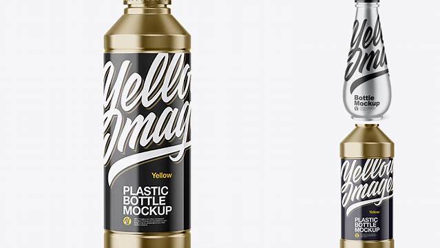 4482+ Metallic Plastic Bottle Exclusive Free Creative Mockup File