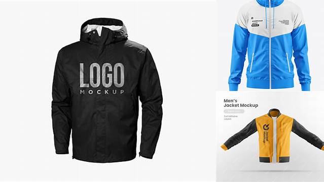 4484+ Windbreaker Jacket Mockup Psd Free Layered Photoshop Template