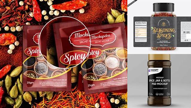 4488+ Spices Packaging Design Templates PSD Free Download