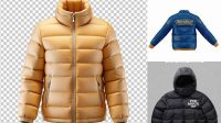 4489+ Puffer Jacket Mockup Psd Free Easy Editable