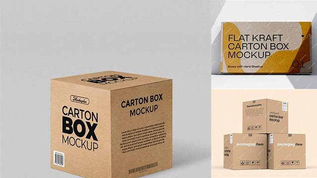 449+ Textured Matte Square Carton Box PSD Mockup Front View Download Professional PSD