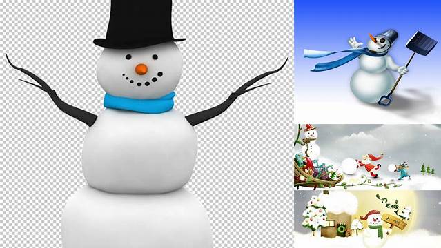 4492+ Snowman PSD Mockup Fully Layered PSD Freebie