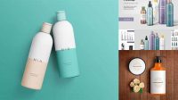 4500+ Cosmetic Bottle With Transparent Liquid PSD Mockup Advanced and Editable PSD Template Free