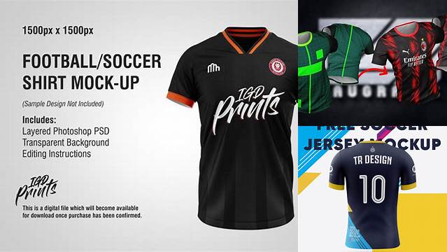 4510+ Mockup Camiseta Futbol Free Modern PSD Templates