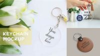 4519+ Keychain Mockup Digital Download