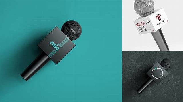 4522+ Microphone Mockup Free Advanced Editable PSD