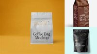 4523+ Glossy Coffee Bag PSD Mockup Free PSD Mockup Resource