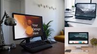 4523+ Psd Computer Mockup Free PSD