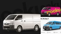 4528+ Toyota Hiace Van Mockup Free Download Customizable PSD Templates