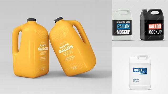 453+ Mockup Galon Premium PSD Freebie