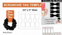 453+ Scrunchie Tag Template Free Download Easy Editable