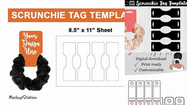 453+ Scrunchie Tag Template Free Download Easy Editable