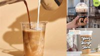 4534+ Iced Coffee Plastic Cup Mockup Best for Showcase