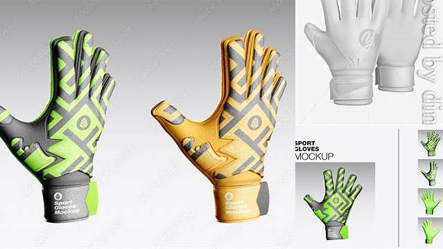 4536+ Goalkeeper Gloves Mockup Free PSD for Creatives