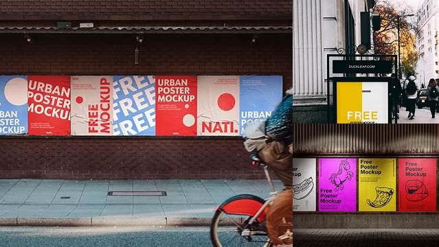 4536+ Street Poster Mockup Free Download Customizable PSD