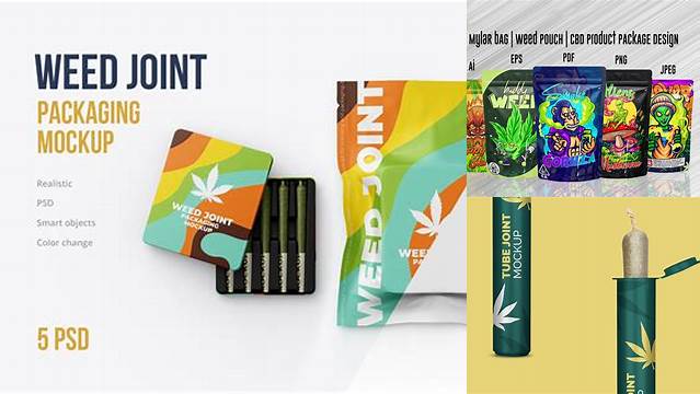 4537+ Weed Packaging Mockup Free Exclusive PSD Design Freebie