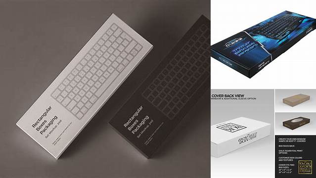 4542+ Keyboard Box Mockup PSD Download